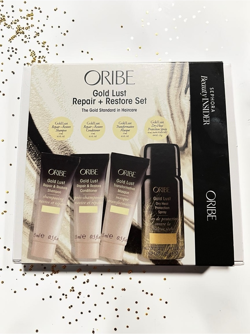 Oribe Gold Lust Repair & Restore Hair Care Set 4pc Travel Size